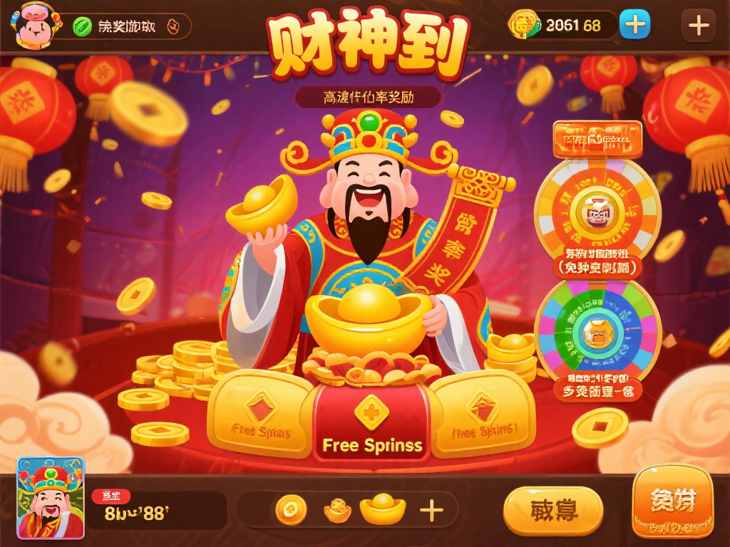 《财神到》：这款游戏以中国传统财神文化为主题，画面